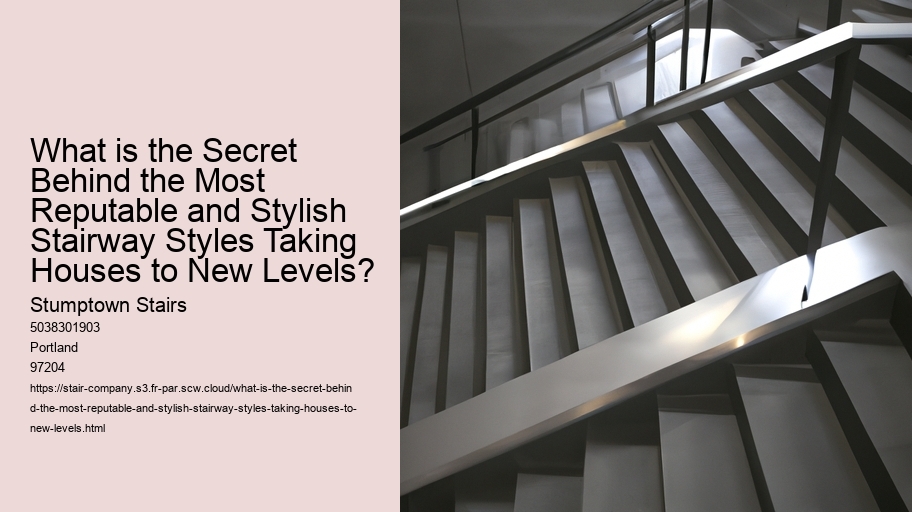 What is the Secret Behind the Most Reputable and Stylish Stairway Styles Taking Houses to New Levels?